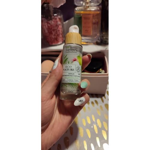 Bielenda Eco Nature, Detoksykująco-matujące serum do twarzy `Woda kokosowa, zielona herbata i trawa cytrynowa` - opinie | zdjęcie do recenzji od Ewciaaaa93 - 2