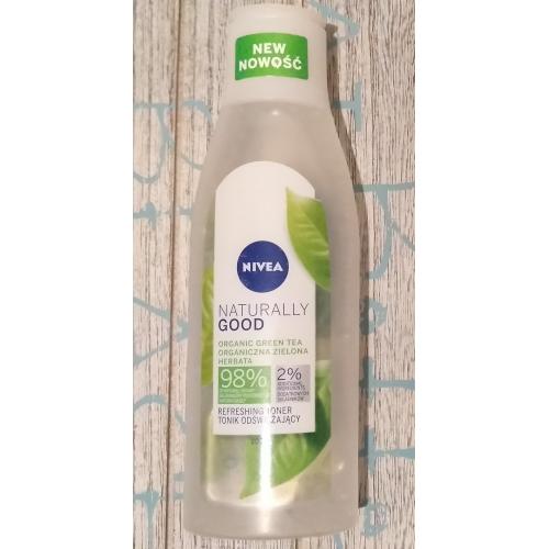 Nivea Naturally Good, Odświeżający tonik z organiczną zieloną herbatą - opinie | zdjęcie do recenzji od Ariessa