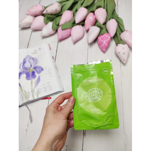 BodyBoom Matcha, Zielonooki Kompan, Peeling cukrowy antycellulitowo-stymulujący - opinie | zdjęcie do recenzji od DianaArtsewing