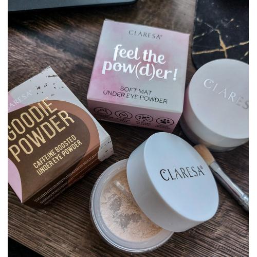 Claresa Goodie Powder, Caffeine Boosted Under Eye Powder (Sypki puder pod oczy z kofeiną) - opinie | zdjęcie do recenzji od Nathaliee85