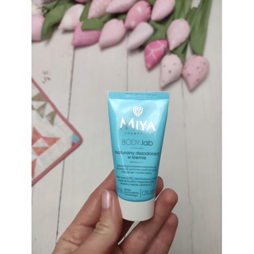 Miya Cosmetics BODY.lab, Naturalny dezodorant w kremie - opinie | zdjęcie do recenzji od DianaArtsewing