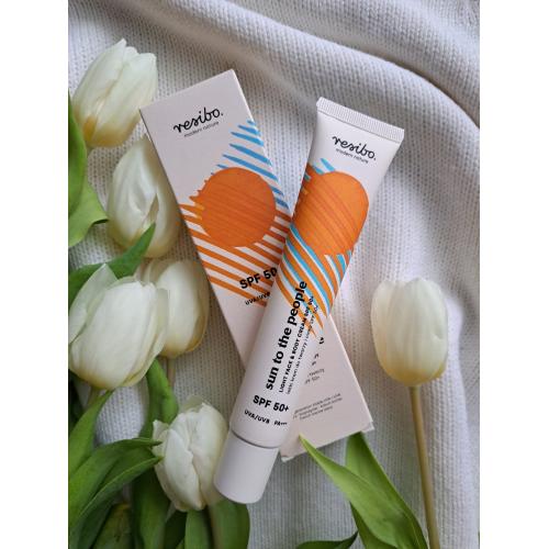 Resibo Sun To The People Light Face & Body Cream SPF 50+ (Lekki krem do twarzy i ciała SPF 50+) - opinie | zdjęcie do recenzji od Atramworld - 1