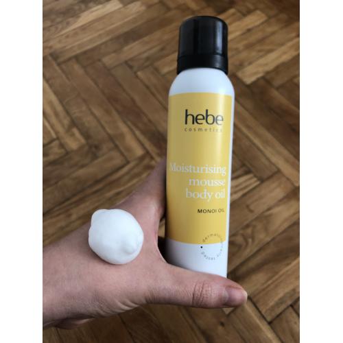 Hebe Cosmetics, Moisturising Mousse Body Oil (Nawilżający olejek-pianka do ciała) - opinie | zdjęcie do recenzji od koczarka