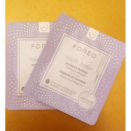 Foreo Youth Junkie, Intensive Renewal Collagen-Infused UFO Activated Mask (Maseczka do twarzy z kolagenem) - opinie | zdjęcie do recenzji od Iwona_C