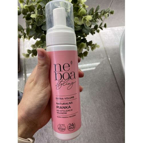 Neboa Styling, Naturalna pianka do stylizacji włosów `Extra Volume` - opinie | zdjęcie do recenzji od blackswan_