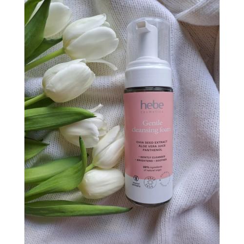 Hebe Cosmetics, Gentle Cleansing Foam (Łagodna pianka oczyszczająca do twarzy) - opinie | zdjęcie do recenzji od Atramworld - 1