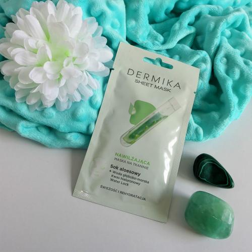 Dermika Sheet Mask, Nawilżająca maska na tkaninie `Sok aloesowy` - opinie | zdjęcie do recenzji od Elednor