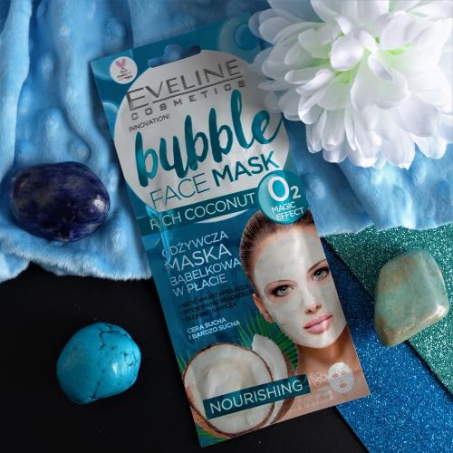 Eveline Cosmetics Bubble Face Mask Nourishing (Maska bąbelkowa w płacie `Odżywienie`) - opinie | zdjęcie do recenzji od Elednor