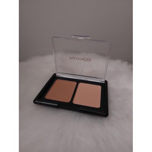 Max & More Bronze & Highlight Powder (Puder brązujący i rozświetlający) - opinie | zdjęcie do recenzji od M_art_a_Anna