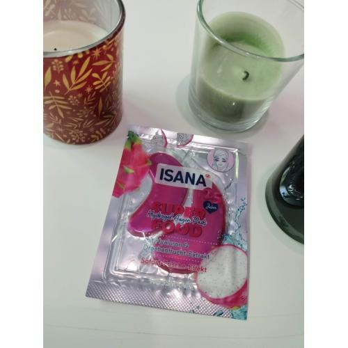 Isana Super Food,  Hydrogel Augenpads (Hydrożelowe płatki pod oczy) - opinie | zdjęcie do recenzji od blondeinbeauty