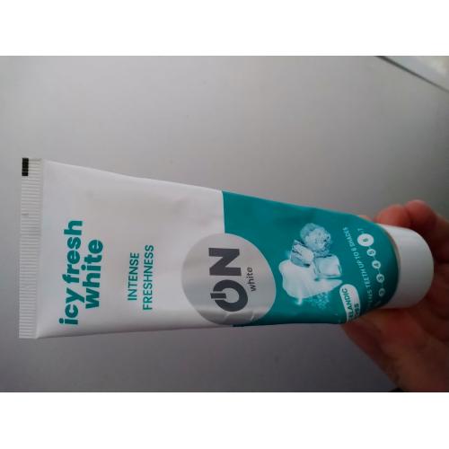 WhiteON Icy Fresh & White Toothpaste (Pasta do zębów) - opinie | zdjęcie do recenzji od majamonika