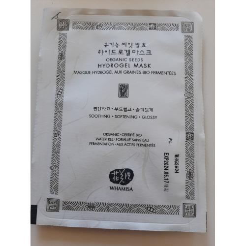 Whamisa Organic Seeds & Rice, Fermented Hydrogel Sheet Mask (Hydrożelowa maska w płacie) - opinie | zdjęcie do recenzji od Calypso84 - 1