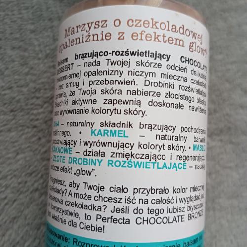 Perfecta I Love Bronze, Chocolate Bronze, Nawilżający balsam brązująco-rozświetlający `Chocolate Dessert` - opinie | zdjęcie do recenzji od medyta1988 - 3