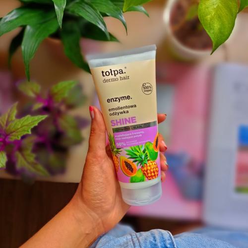 Tołpa Dermo Hair, Enzyme, Emolientowa odżywka `Shine` - opinie | zdjęcie do recenzji od Luqia - 3