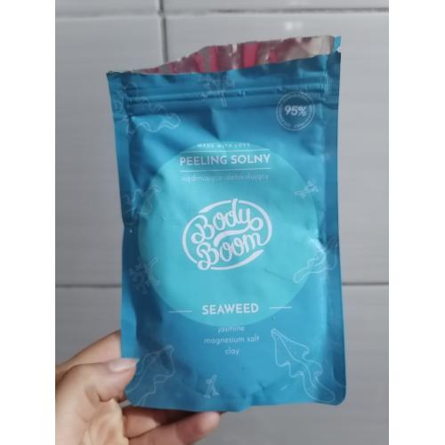 BodyBoom Seaweed, Peeling solny ujędrniająco-detoksykujący `Niebieskooki Towarzysz` - opinie | zdjęcie do recenzji od cherrycherryboomboom_17