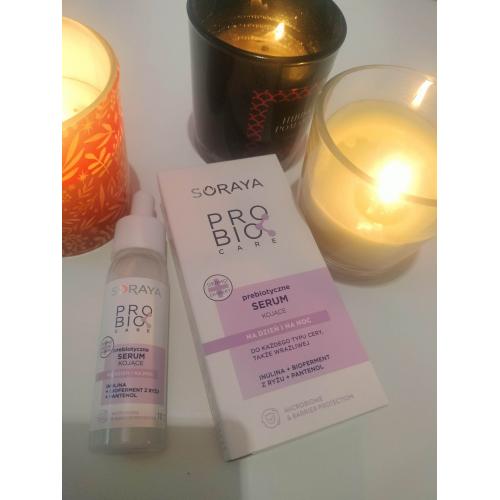 Soraya Probio Care, Prebiotyczne serum kojące na dzień i na noc - opinie | zdjęcie do recenzji od blondeinbeauty