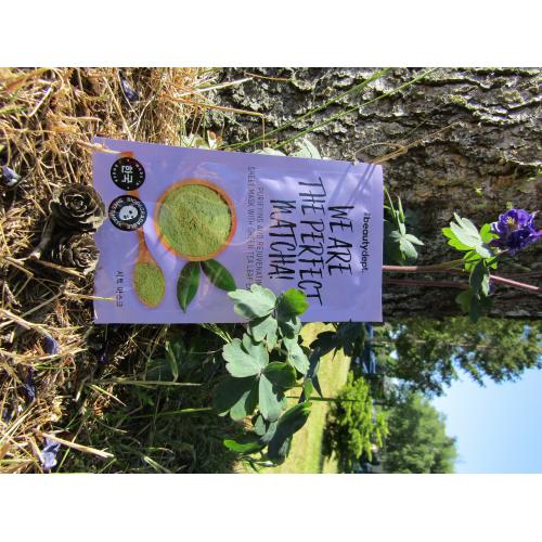 The Beauty Dept. We are the Perfect Matcha! Puryfying and Rejuvenationg Sheet Mask with Green Tea Leaf Extract (Oczyszczająco-odmładzająca maska ​​w płachcie z ekstraktem z liści zielonej herbaty) - opinie | zdjęcie do recenzji od AnaSky