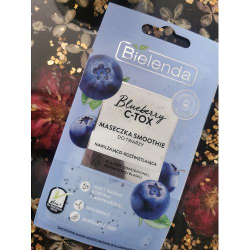 Bielenda Blueberry C-Tox, Maseczka smoothie do twarzy nawilżająco-rozświetlająca - opinie | zdjęcie do recenzji od Belladonnae