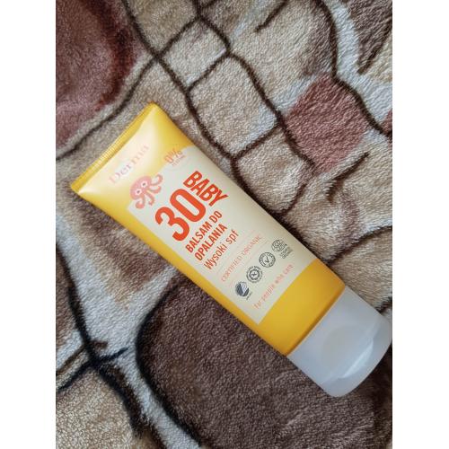 Derma Eco Baby, Sollotion  SPF 30 (Mineralny filtr UV) - opinie | zdjęcie do recenzji od Izalska