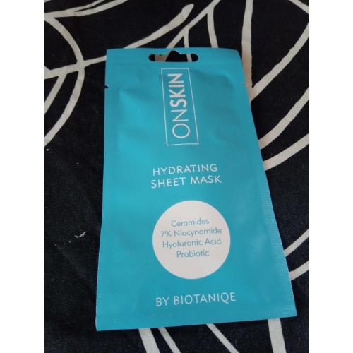 Biotaniqe OnSkin, Hydrating Sheet Mask (Nawilżająca maska na tkaninie) - opinie | zdjęcie do recenzji od Owocowysad - 1