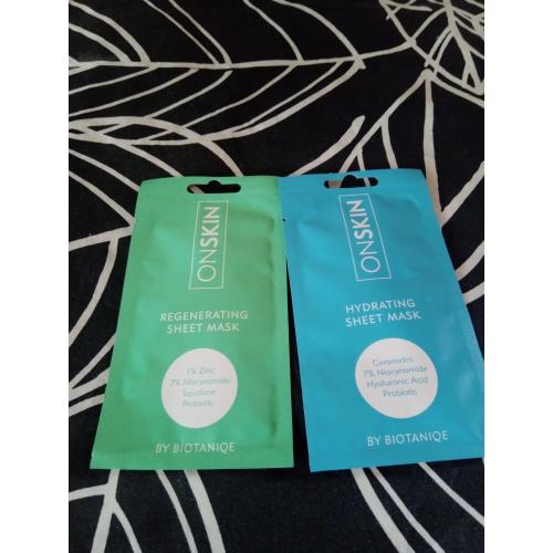 Biotaniqe OnSkin, Hydrating Sheet Mask (Nawilżająca maska na tkaninie) - opinie | zdjęcie do recenzji od Owocowysad - 4