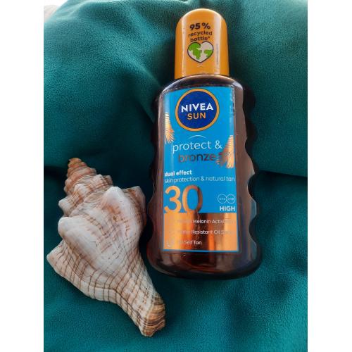 Nivea Sun Protect & Bronze, Olejek przyspieszający opalanie SPF 30 - opinie | zdjęcie do recenzji od Matylda_277