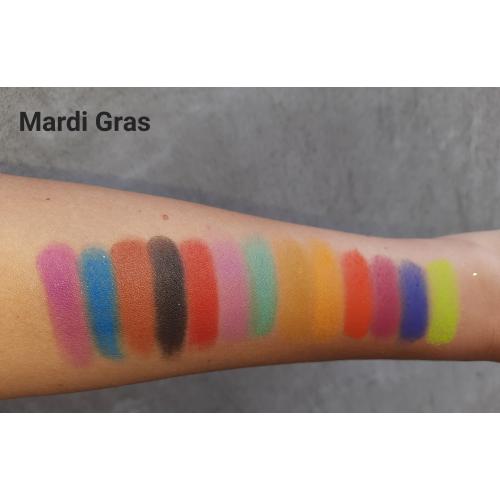 W7 Mardi Gras Pressed Pigments Palette (Paleta prasowanych pigmentów) - opinie | zdjęcie do recenzji od Smerfeta83 - 4