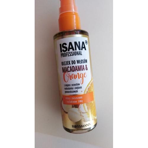Isana Haaröl Macadamia & Orange (Olejek do włosów `Makadamia i pomarańcza`) - opinie | zdjęcie do recenzji od Juliett4 - 1
