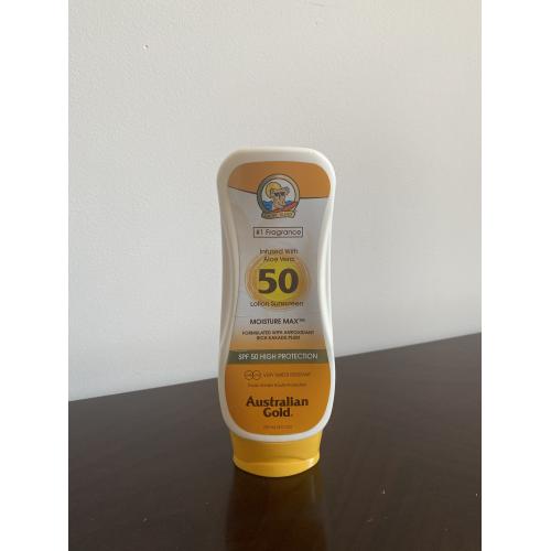 Australian Gold Lotion Sunscreen Moisture Max SPF50 (Krem przeciwsłoneczny SPF 50) - opinie | zdjęcie do recenzji od Sara_concept - 1