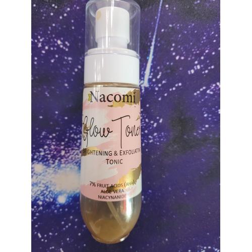 Nacomi Glow Toner, Brightening & Exfoliating Tonic (Tonik złuszczająco - wygładzający) - opinie | zdjęcie do recenzji od PaulinaBednarz