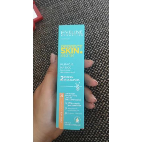 Eveline Cosmetics Perfect Skin. Acne, Kuracja na noc korygująca niedoskonałości `10% Complex AHA + BHA + PHA` - opinie | zdjęcie do recenzji od nobotak73
