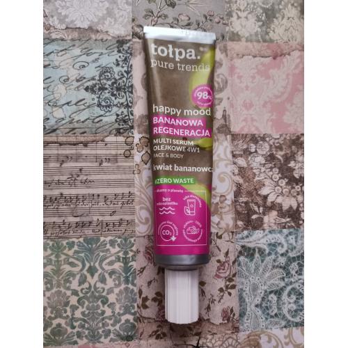 Tołpa Pure Trends, Happy Mood, Multi serum olejkowe 4w1 `Bananowa regeneracja` - opinie | zdjęcie do recenzji od LandOfBliss