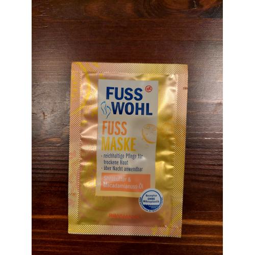 Fusswohl Fussmaske Sheabutter & Macadamianuss-ol (Maska do stóp `Masło Shea i olej makadamia`(stara wersja)) - opinie | zdjęcie do recenzji od Malgos_es