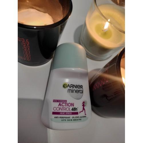 Garnier Mineral Deodorant, Action Control Heat, Sport Stress Anti-perspirant Roll-on 48h (Antyperspirant w kulce) - opinie | zdjęcie do recenzji od blondeinbeauty