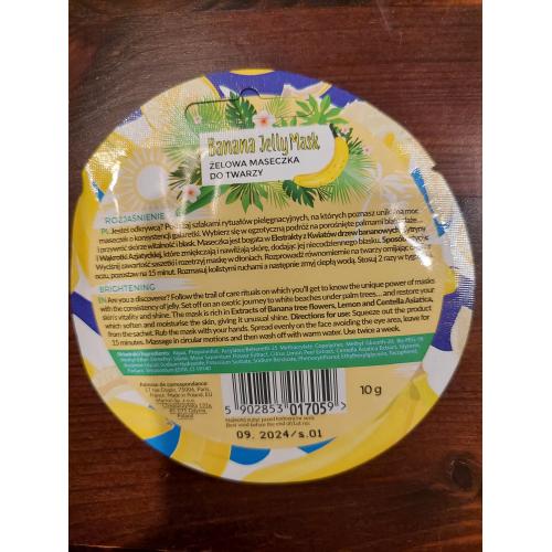 Marion Tropical island, Banana Jelly Mask (Żelowa maseczka do twarzy) - opinie | zdjęcie do recenzji od Malgos_es - 2