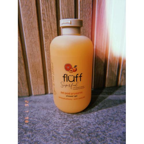 Fluff Superfood, Anti-cellulite Shower Gel (Antycellulitowy żel pod prysznic `Brzoskwinia i grejpfrut`) - opinie | zdjęcie do recenzji od Rumcykiewicz