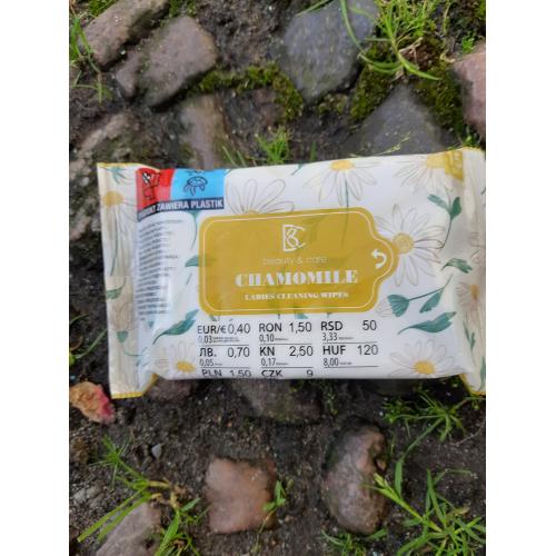 Beauty & Care (B&C) Ladies Cleaning Wipes Chamomile (Chusteczki nawilżane do mycia twarzy i rąk) - opinie | zdjęcie do recenzji od Smerfeta83