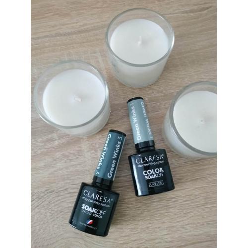 Claresa Green Winks Collection Soak-off UV/LED Color (Lakier hybrydowy) - opinie | zdjęcie do recenzji od blondeinbeauty