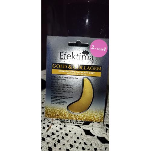 Efektima Efektima Gold & Collagen, Hydrożelowe płatki pod oczy - opinie | zdjęcie do recenzji od joaska1992
