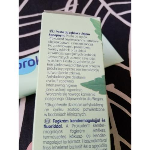 Prokudent Med Hemp Seed Oil Toothpaste (Pasta do zębów z olejem z nasion konopii i cynkiem) - opinie | zdjęcie do recenzji od Owocowysad - 2