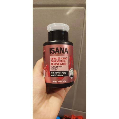 Isana Professional, Nagellack Entferner Acetonfrei mit Biotin und Aprikosenkernol (Zmywacz do paznokci bez acetonu z pompką z biotyną i olejem z pestek moreli (nowa wersja)) - opinie | zdjęcie do recenzji od Malgos_es - 1