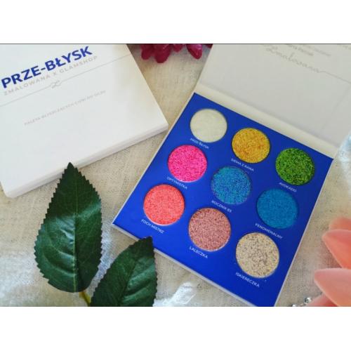 Glam Shop Zmalowana x Glamshop, Paleta błyszczących cieni do oczu `Prze-Błysk` - opinie | zdjęcie do recenzji od Anuusiaczeek