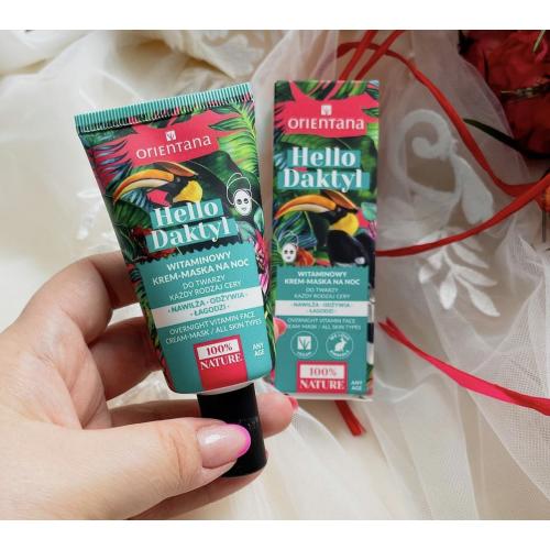 Orientana Hello Daktyl, Overnight Vitamin Face Cream - Mask (Witaminowy krem - maska na noc) - opinie | zdjęcie do recenzji od Babski_zakatek_