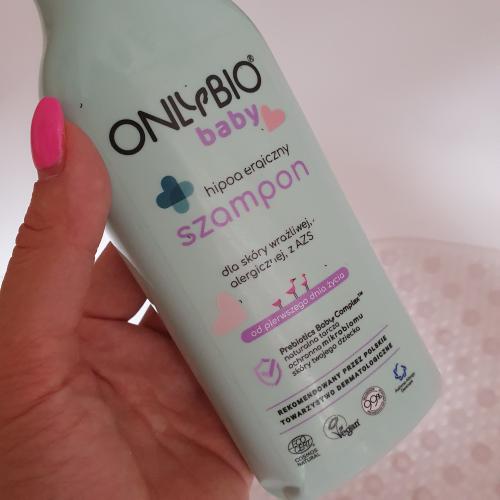 OnlyBio Baby, Delikatny szampon dla skóry wrażliwej i delikatnej  od pierwszego dnia życia - opinie | zdjęcie do recenzji od Kamaajlaxyz