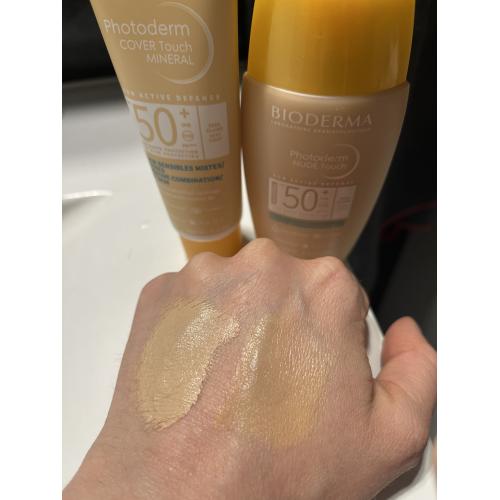Bioderma Photoderm Cover Touch Anti-Brillance/Anti-Shine Fluid SPF 50+ (Fluid koloryzujący z filtrem do twarzy SPF 50+) - opinie | zdjęcie do recenzji od Hell_Katrin - 2