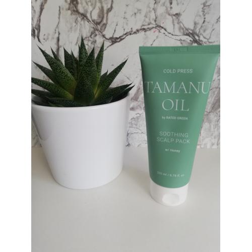 Rated Green Cold Press Tamanu Oil Soothing Scalp Pack w/ Black Currant (Kuracja łagodząca skórę głowy z olejem tamanu i czarną porzeczką) - opinie | zdjęcie do recenzji od Justyna_moja_pielegnacja