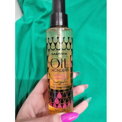 Matrix Oil Wonders, Egyptian Hibiscus, Color Caring Oil (Olejek chroniący kolor włosów) - opinie | zdjęcie do recenzji od Mayson87