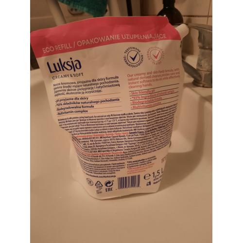 Luksja Creamy, Mydło w płynie `Róża i proteiny mleka` - opinie | zdjęcie do recenzji od Qradomowa86 - 2