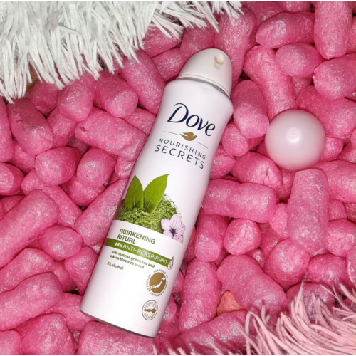 Dove Nourishing Secrets, Awakening Ritual, Matcha Green Tea & Sakura Anti-perspirant Spray (Antyperspirant w sprayu o zapachu zielonej herbaty matcha i kwiatu sakury) - opinie | zdjęcie do recenzji od jolanta_rudzewicz