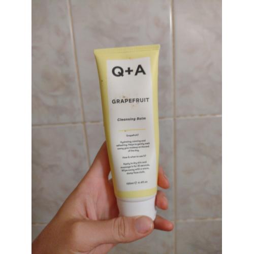 Q+A Grapefruit Cleansing Balm (Balsam do mycia twarzy z olejem grejpfrutowym) - opinie | zdjęcie do recenzji od andziela94